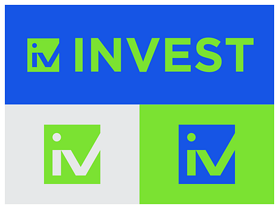 INVEST appicon business growth icon increase invest investment logo money trade trading wealth