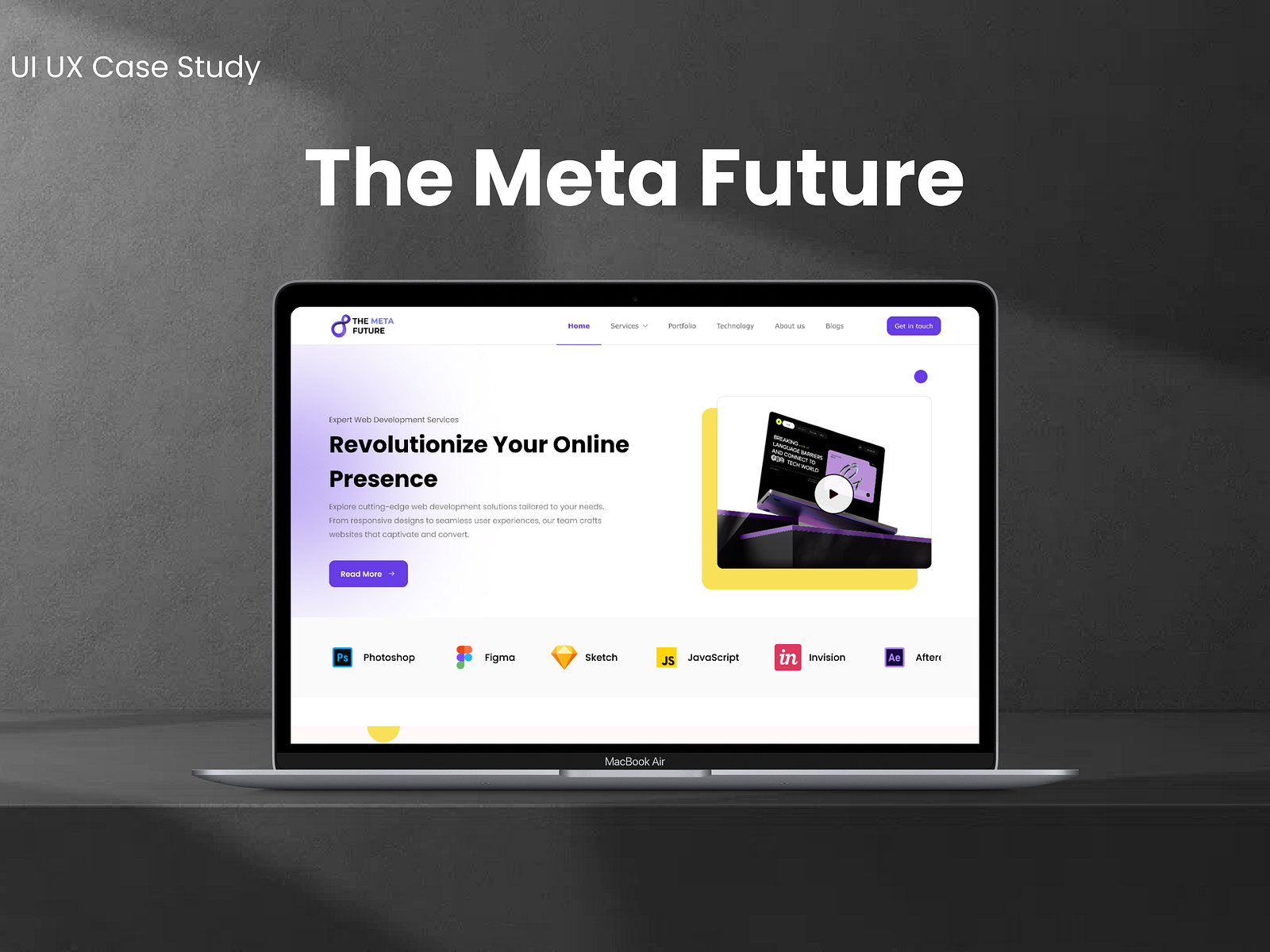 The Meta Future Company Portfolio Website Design by Muhammad Zeeshan on ...