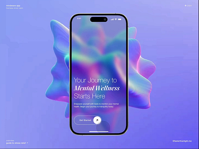 MindWave® - Meditation App Design Application app design app ui calm health app health app design healthcare meditation meditation app meditation app design mental health mindfullness minimal mobile app relaxation relaxing therapy app uiux wellness app