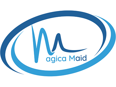 Magica Maid Logo branding graphic design logo