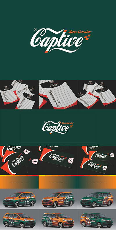 Developing Valuable Brand of CAPTIVE SPORTLANDER 2013 branding design graphic design logo typography