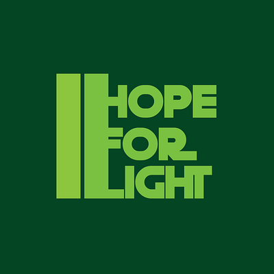 Hope For Light branding graphic design logo