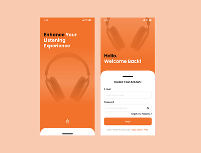 Headphone App Design