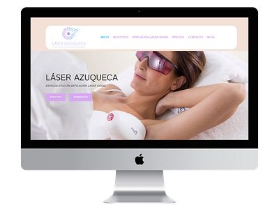 Láser Azuqueca - Web Corporate design elementor web web design web designer web interface website wordpress