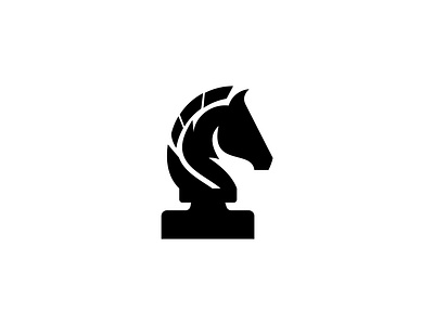 horse logo, chess logo bet branding chess horse logo logo designer