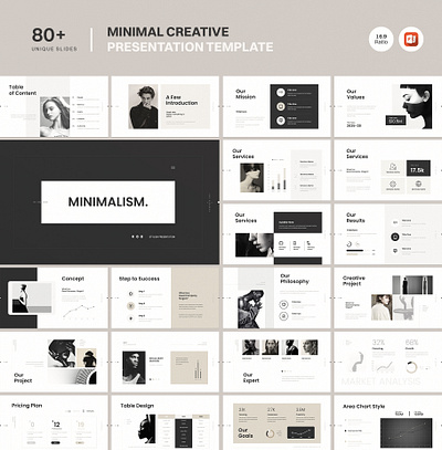 Creative Minimal PowerPoint Presentation Template brand guide template brand proposal business presentation clean presentation company profile creative creative presentation directions fashion template google slides presentation google slides proposal minimal presentation modern template pitch deck template portfolio template powerpoint presentation presentation bundle project proposal simple strategy template