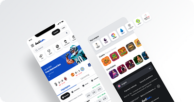 Sports Prop Firm Mobile App betting app branding design development figma landing page marketing mobile app prop firm sports sports firm sports prop firm ui uiux ux