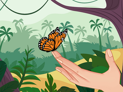 Freedom of a butterfly! 2d aftereffects animation branding cartoon creative digitalart grapgicdesign graphicdesigner imagination motion motion graphics visuals visualstory