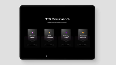 Document Section - Holographic Effect animation button animation clean design crypto landing page crypto ui design design figma prototype gif interaction landing page landing page animation micro interaction motion graphics prototype saas saas landing page ui ui design ui interaction ui ux design