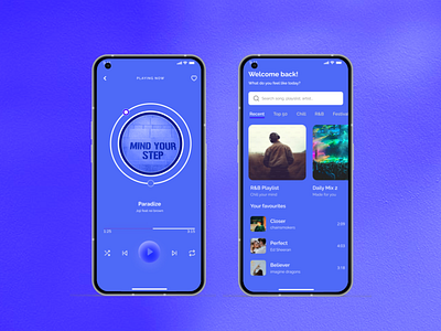 Music Player dailyui design dribble musicplayer ui