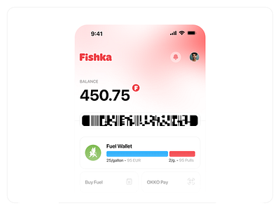 iOS Wallet App - Loyalty Programm (iOS & Android) android app apple balance bonus cashback discount discount app e commerce fuel ios loyalty app retail reward store ui ux wallet