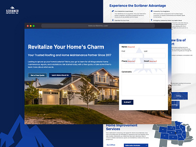 Scribner Inc - New Website Design & Build branding logo ui