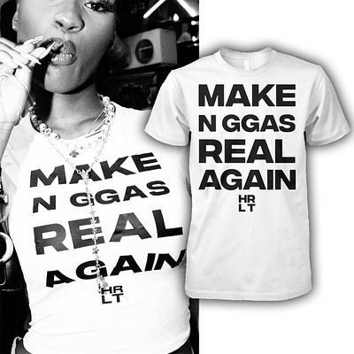 Make N GGAS Real Again Shirt design illustration