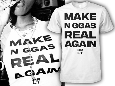 Make N GGAS Real Again Shirt design illustration