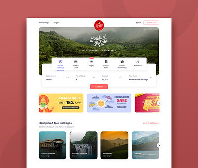 Web App Design for Travel and Tour Reservations appdesign booking app branding customerexperience design graphic design hotelbookingapp illustration logo travelapp ui uiux vector