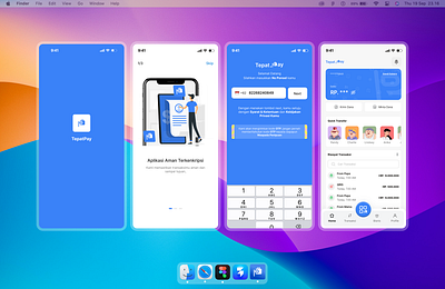 E-Wallet UI/UX Design app cashier dana dompet e wallet mobile smart smart app ui ui design uiux uiux design ux ux design