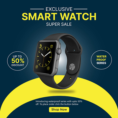 Smart watch post design smart watch smart watch social media design watch