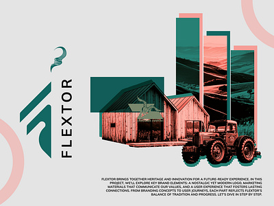 FLEXTOR - MODERN NOSTALGIA art direction brand brand identity branding creative directio graphic design logo logo design visual identity