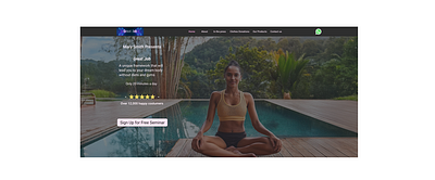 Great Job - Landing Page Website for a women's personal trainer figma landing page ui website