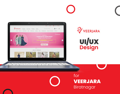 Veerjara Clothing Website UI/UX Design | Biratnagar biratnagar branding e commerce website kumarchandan design ui uiux design user interface design veerjara veerjara.com womens clothing