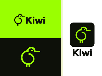 Kiwi bird logo branding custom logo design graphic design illustration inspirations kiwi logo logo logo design logo designer logo inspiration logos professional logo