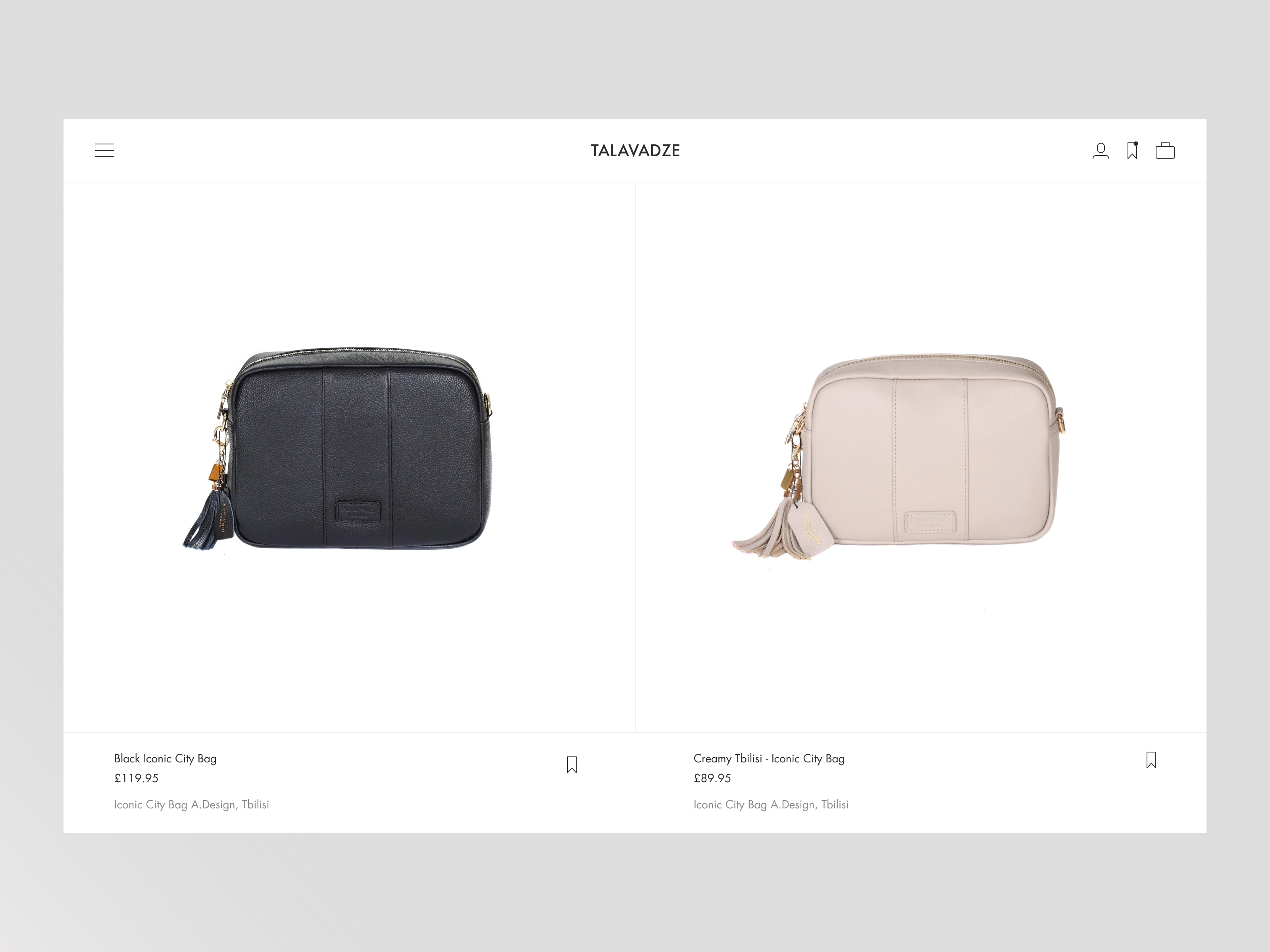 Ecommerce minimal - Product Page UXUI Shopify Web design bags brand design clean clothings design e commerce fashion iconic bag minimal minimalism minimalistic product design shop shopify shopping shopping page ui ux webshop womens bag