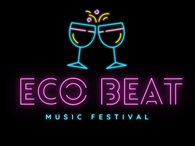 Music Festival Logo bold logo event branding festival design festival grapics logo design creative design logo inspiration music design music design logo inspiration music festival logo musicevent rhythmicdesign