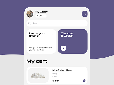 Sneakers Mobile Store | Web App UI/UX Design clothing e commerce footwear mobile app online store shop sneakers ui design ux design