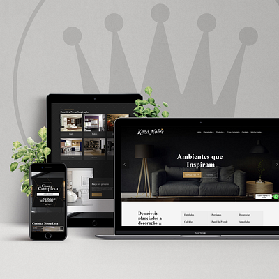 Kaza Nobre design furniture landscape luxury modern page site sophisticated ui ux web website