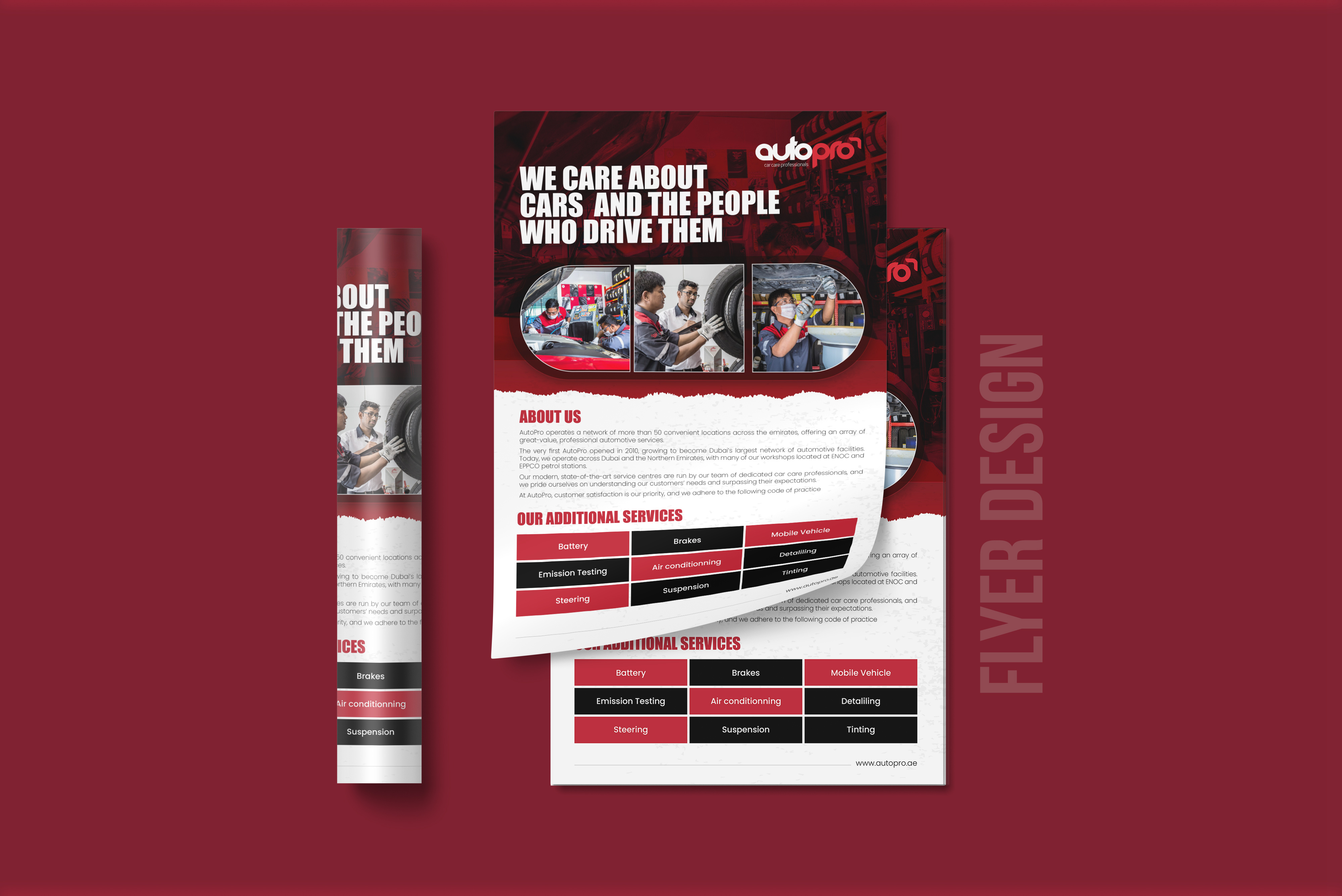Example of Professional Flyer Design | One Sheet