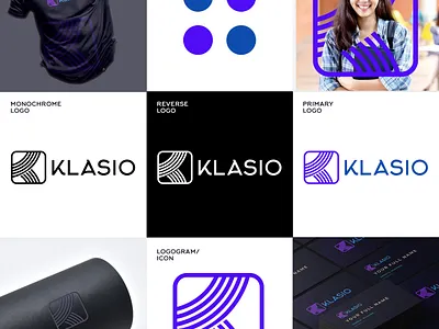 Logo Design for Klasio an online learning platform branding design graphic design logo logo design logotype