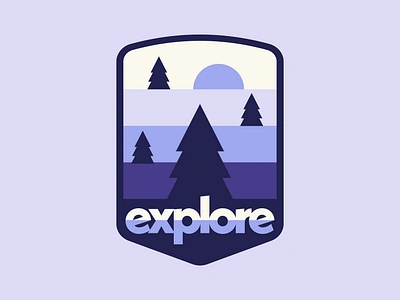 Explore Badge badge explore explore badge logo outdoor patch outdoors patch pnw retro retro badge retro patch snow vintage vintage badge vintage patch wilderness