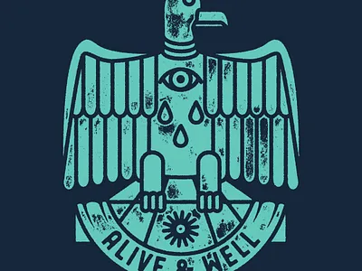 ALIVE & WELL animation graphic design logo motion graphics