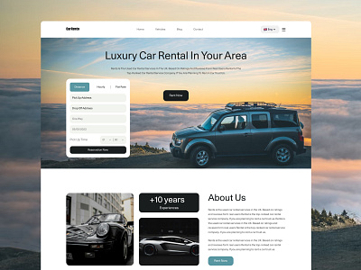 Luxury Car Rental app branding car design graphic design illustration logo typography ui ux vector