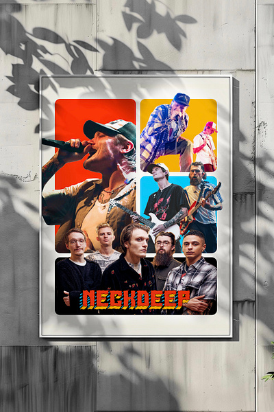 Neck Deep | Poster band graphic design neck deep punk rock