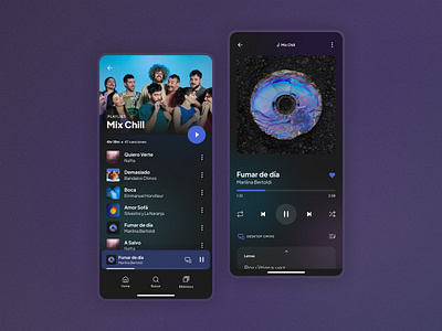 Music player mobile music player service design club ui ui camp ui camp w24