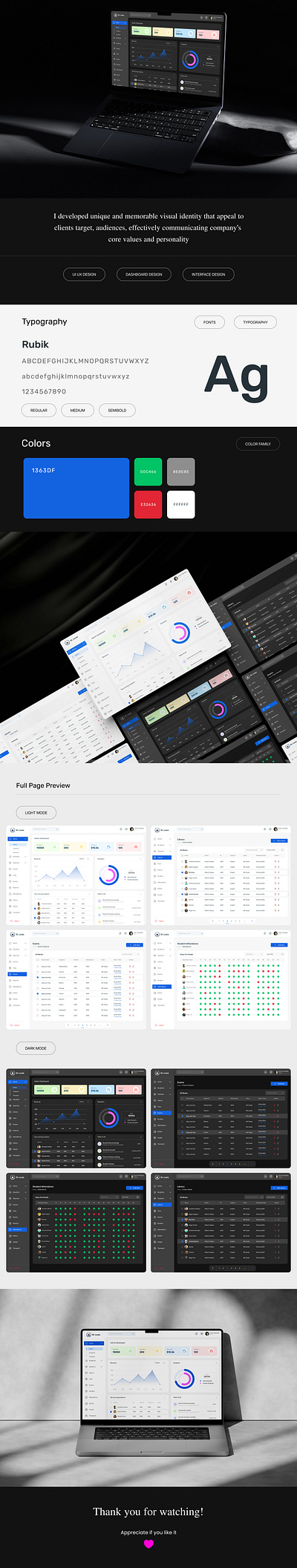 School Dashboard Design 3d animation application branding crm dashboard design design graphic design illustration interaction design landing page logo pos saas saas landing[age school ap school dashboard ui uiux user centered design