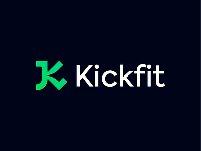 Kickfit Logo brandmark cardio custom mark fit fitness fitness logo concept gym identity k sports logo kick box logo kickfit logo letter jk sports logo logo logo design natural sport branding sport logo sports jk sports logo workout