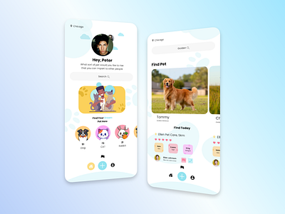 Petshop Concept UI pet adoption pet app pet care pets petshop