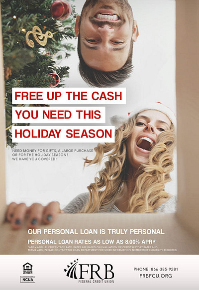 Bank Print Ad advertisement bank ad financial graphic design holiday marketing design photoshop print ad