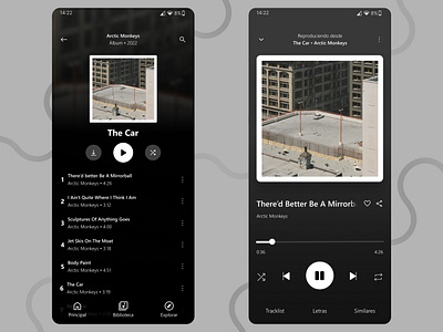 Music player figma mobile musicplayer servicedesignclub uicamp uicampw24 uidesign wireframing