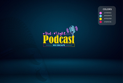 Podcast- Typography Logo animation bold color logo branding colorful gradient logo creative podcast branding dark background logo eye catching podcast logo futuristic logo design graphic design logo minimalist logo design modern typography moon logo design motion graphics neon waves logo nighttime theme logo podcast logo design typography logo unique podcast identity vibrant typography logo