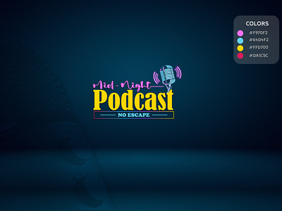 Podcast- Typography Logo animation bold color logo branding colorful gradient logo creative podcast branding dark background logo eye catching podcast logo futuristic logo design graphic design logo minimalist logo design modern typography moon logo design motion graphics neon waves logo nighttime theme logo podcast logo design typography logo unique podcast identity vibrant typography logo