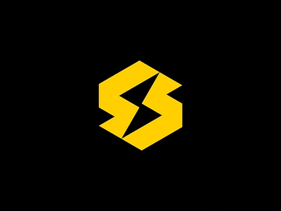 S & Lighting Bolt best bolt brand identity creative energy geometric light bolt lighting bolt minimalist modern negative space power s bolt s logo s mark s power simple spark symbol top