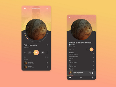 6. Music Player graphic design service design club ui ui camp ui camp w24