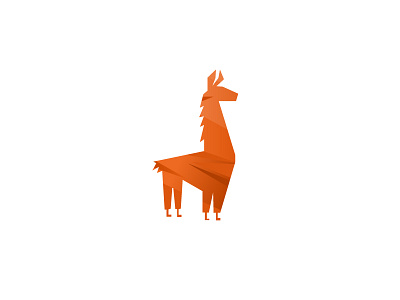 Cute Llama 3d animal camel cute llama logo modern pet