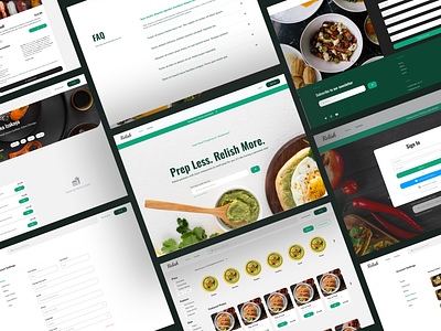 Relish - Local Food Delivery branding delivery design food food delivery marketing ui