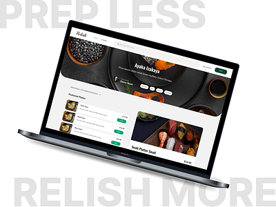 Relish - Local Food Delivery branding design ecommerce food food delivery restaurant ui