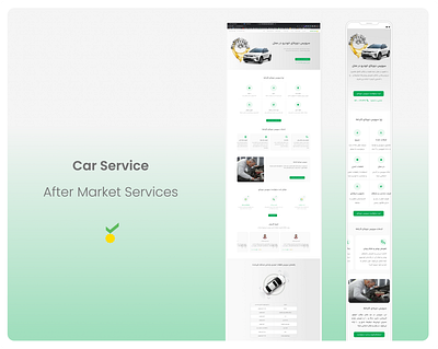 Car Service product design ui ux