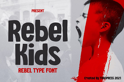 Rebel Kids – Modern rebel font gaming font kids font modern font youtube font